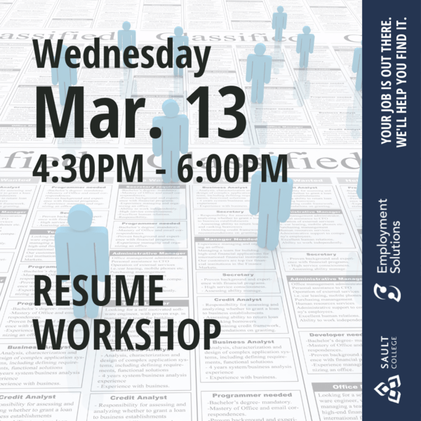 Resume Workshop - March 13