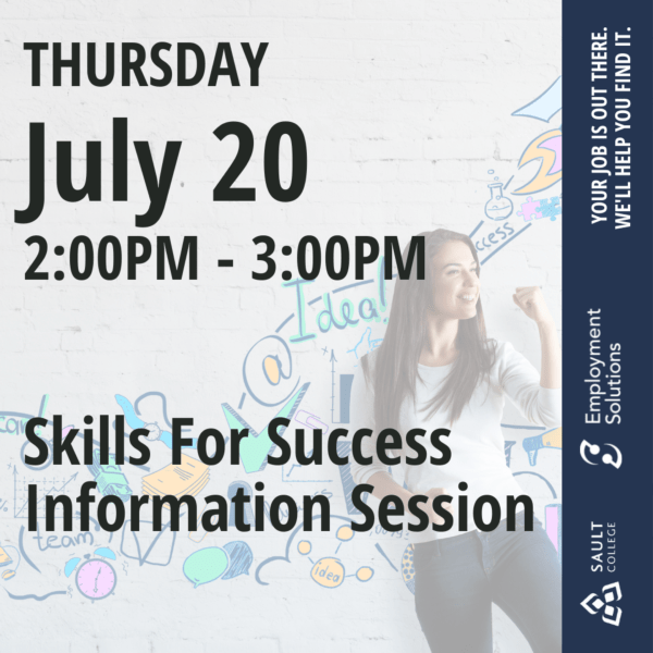 Skills For Success Information Session - July 20