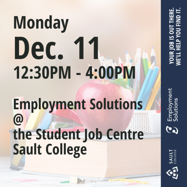 Employment Solutions at the Student Job Centre - December 11