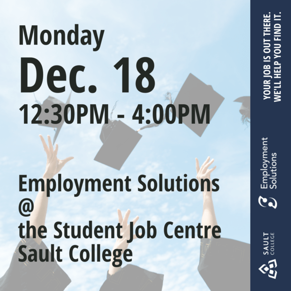 Employment Solutions at the Student Job Centre - December 18