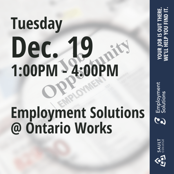 Employment Solutions at Ontario Works - December 19