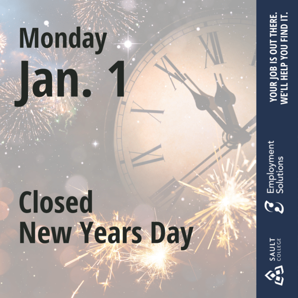 Office Closed for New Years Day