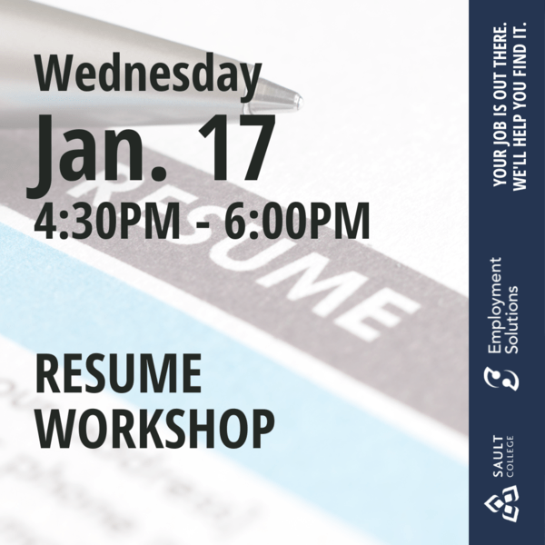 Resume Workshop - January 17