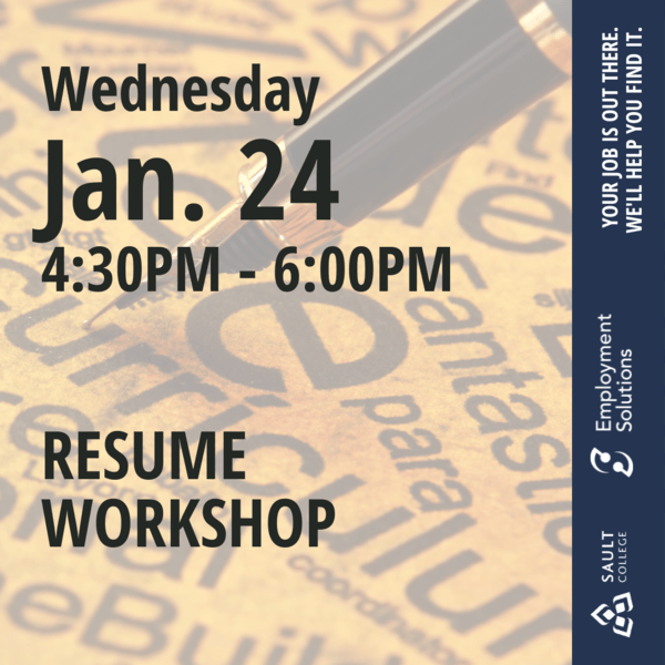 Resume Workshop - January 24