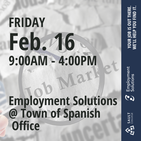 Employment Solutions in the Town of Spanish - February 16