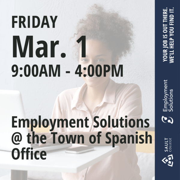 Employment Solutions in the Town of Spanish - March 1