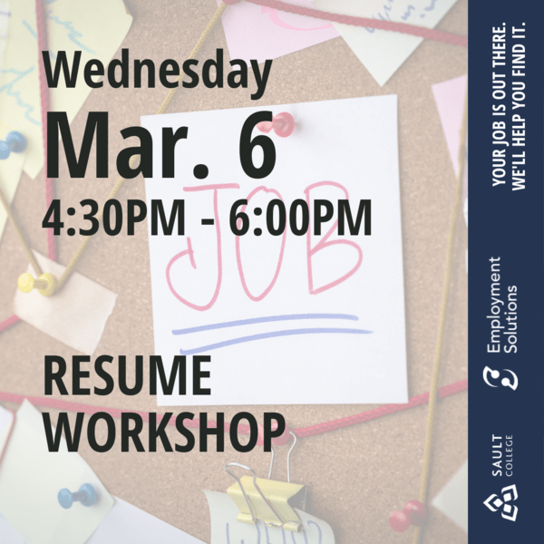 Resume Workshop - March 6
