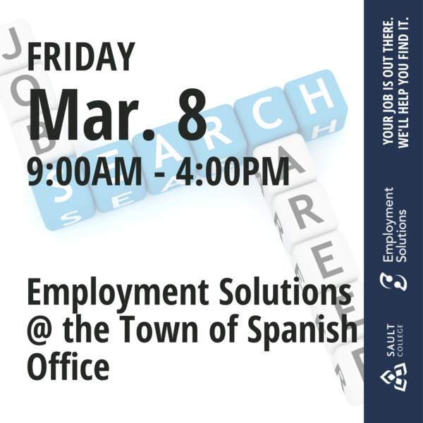 Employment Solutions in the Town of Spanish - March 8