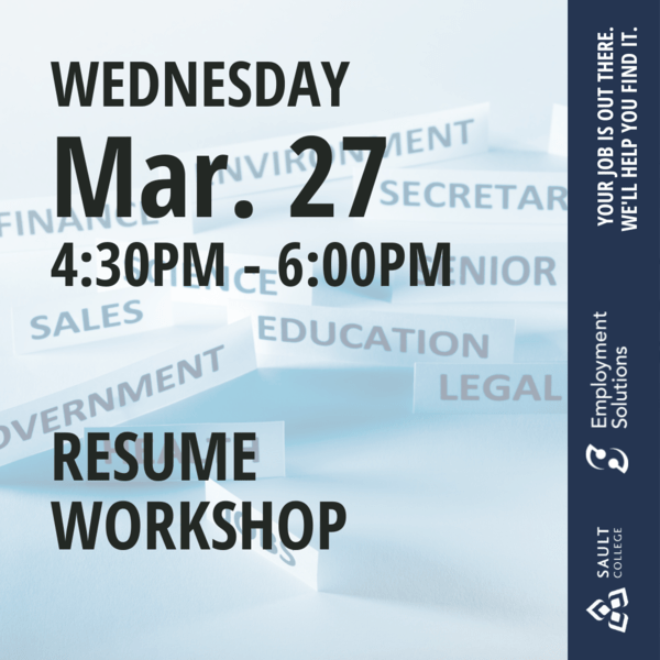Resume Workshop - March 27