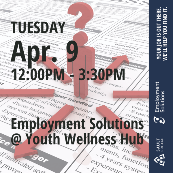 Employment Solutions at the Youth Wellness Hub - April 9