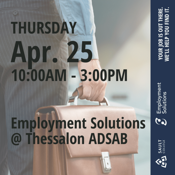Employment Solutions at Thessalon ADSAB - April 25