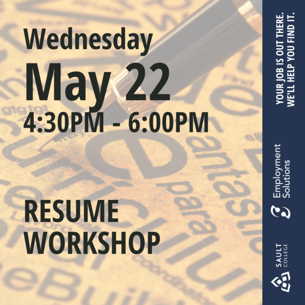 Resume Workshop - May 22