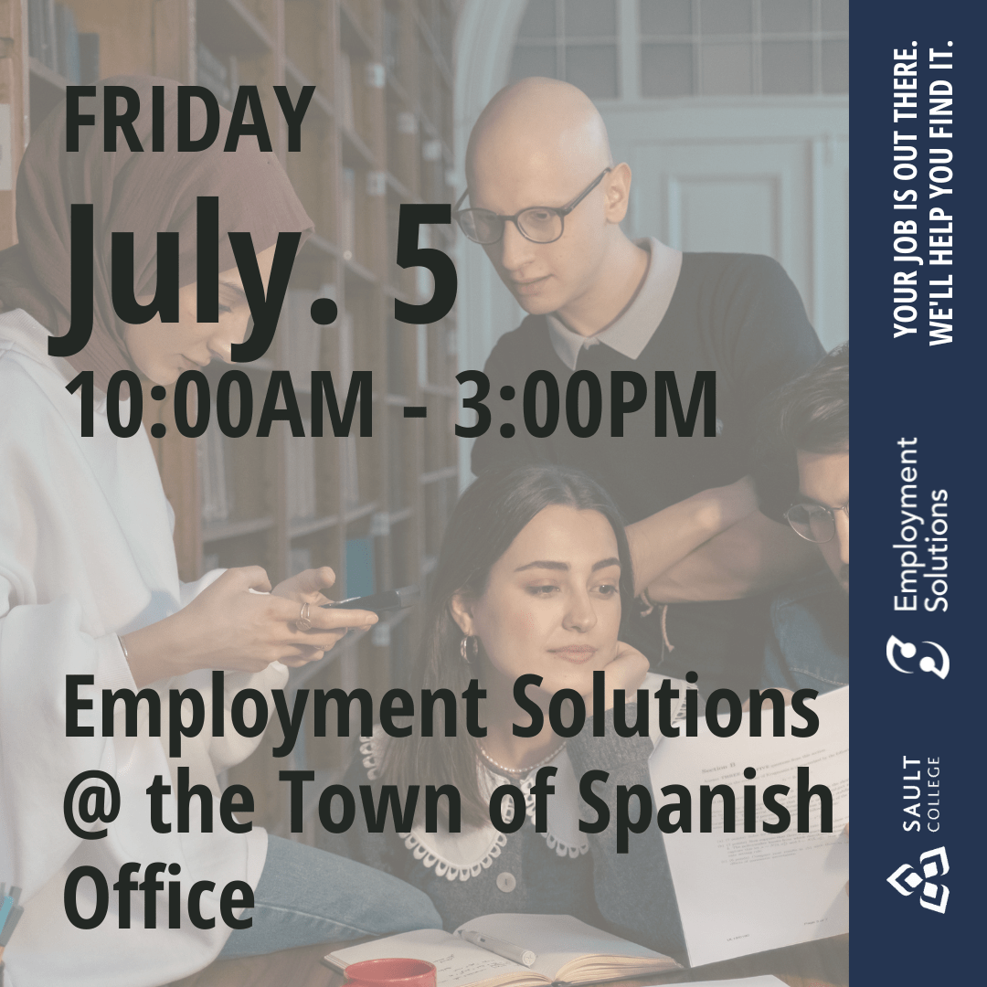 Employment Solutions in the Town of Spanish - July 5