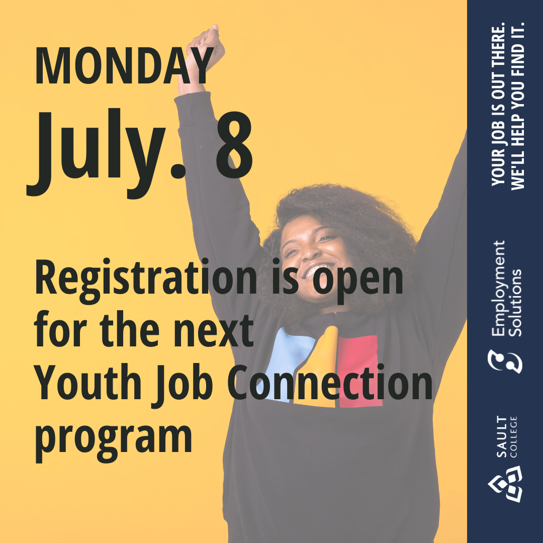 Youth Job Connection Registration OPEN - July 8