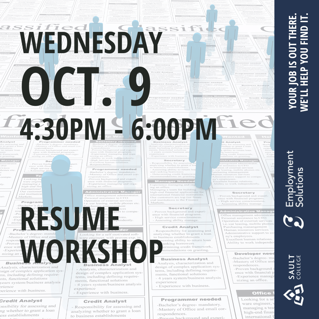 Resume Workshop  - October 9