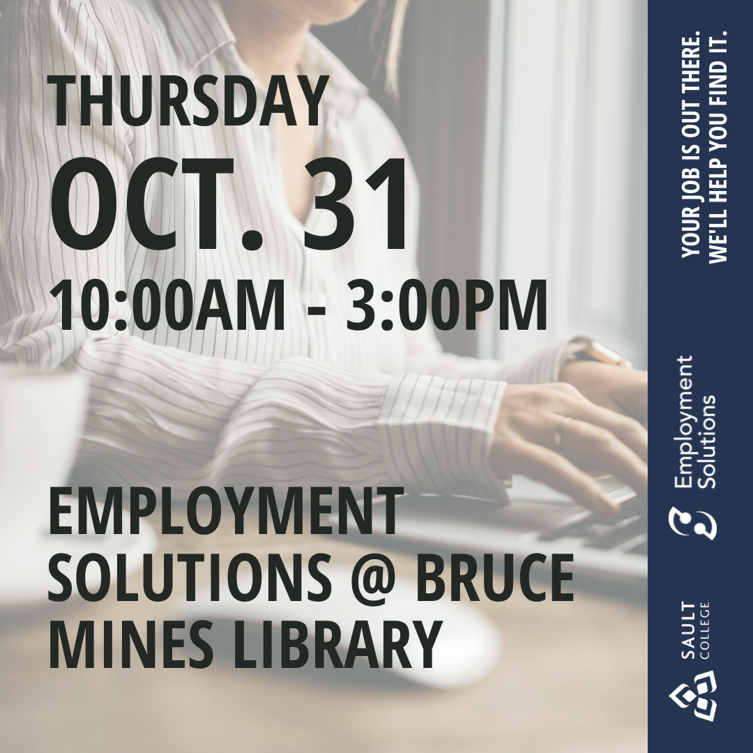 Employment Solutions at Bruce Mines Library