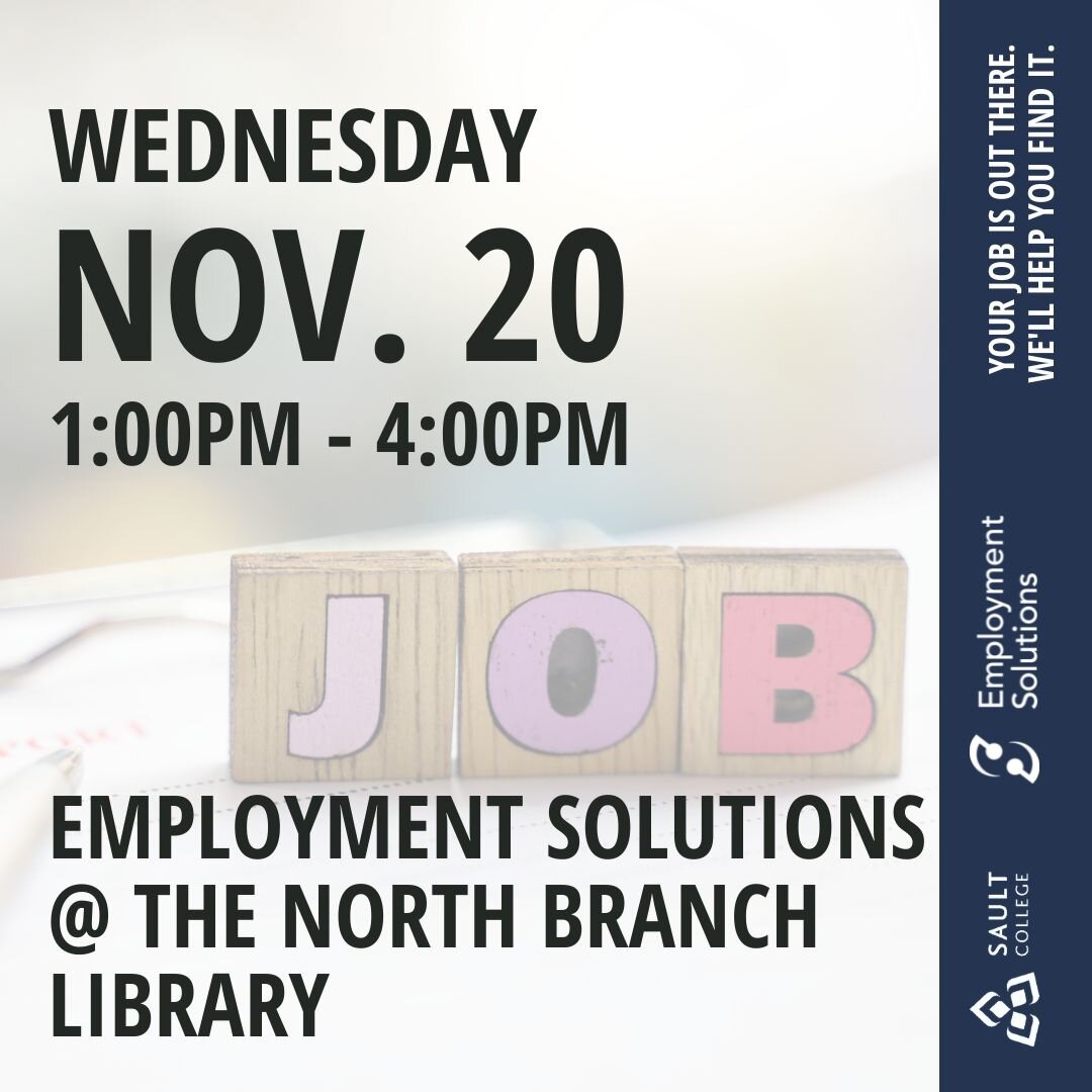 Employment Solutions @ The North Branch Library - November 20