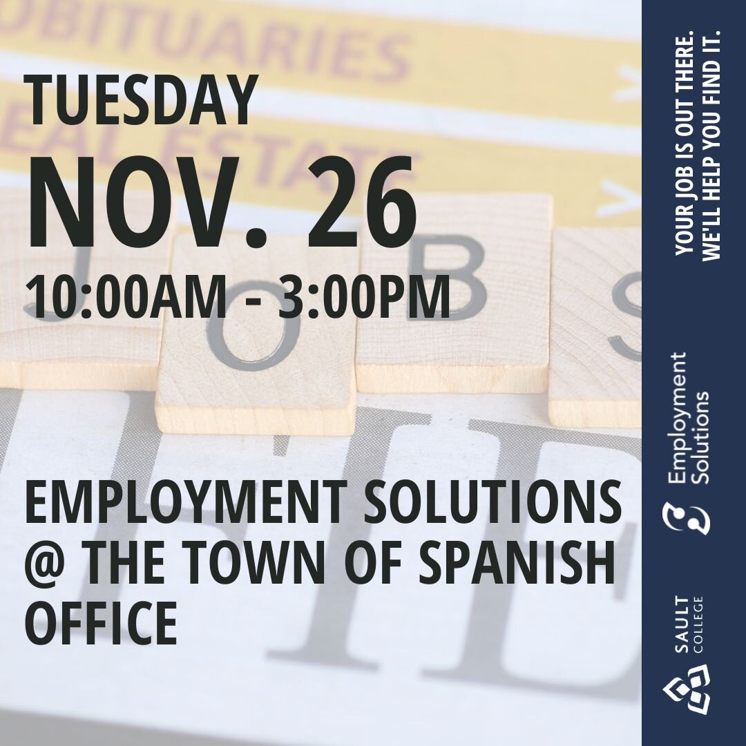 Employment Solutions @ The Town of Spanish Office - November 26