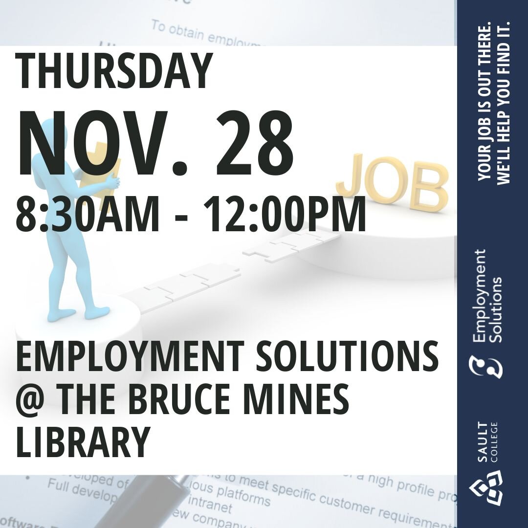 Employment Solutions @ The Bruce Mines Library