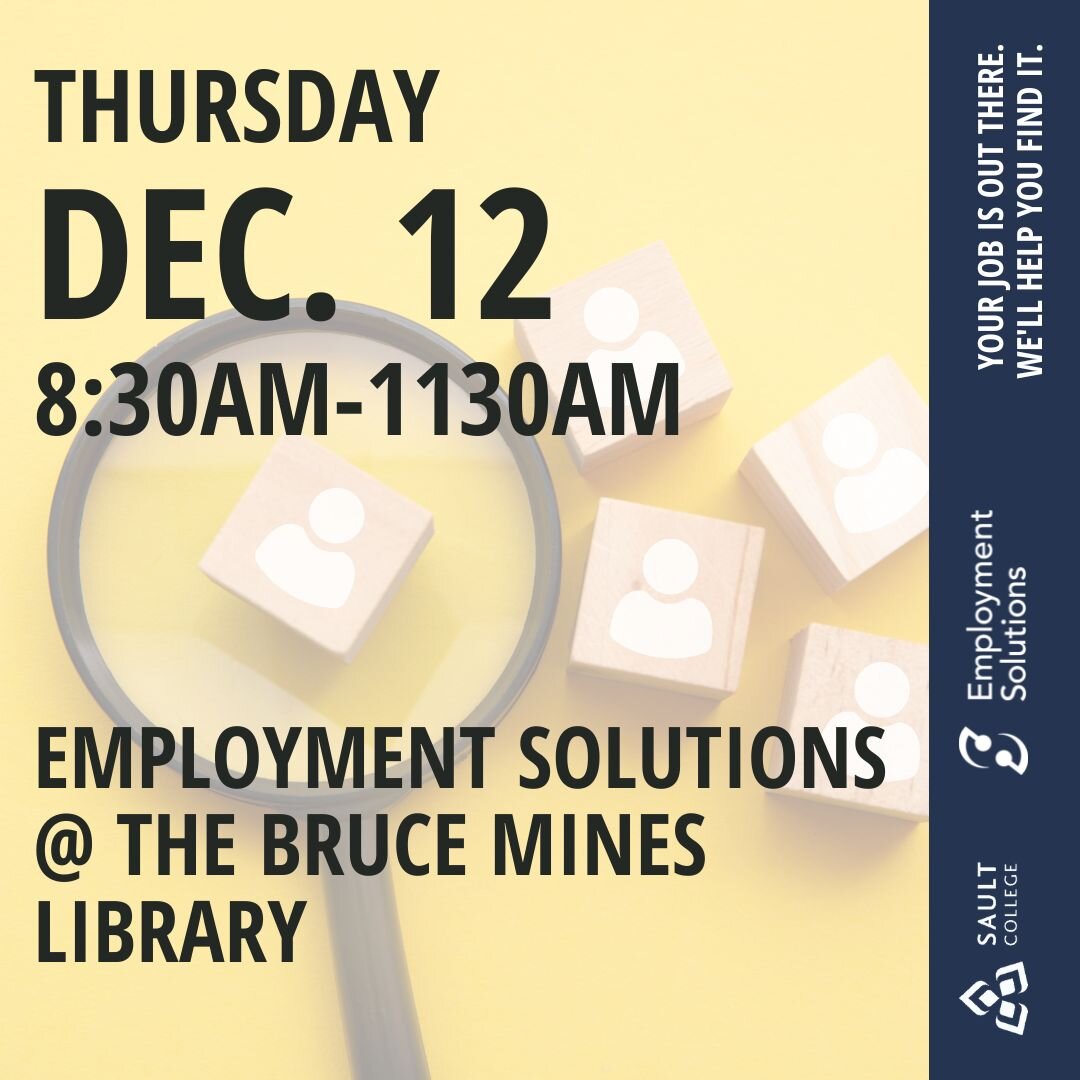 Employment Solutions @ The Bruce Mines Library