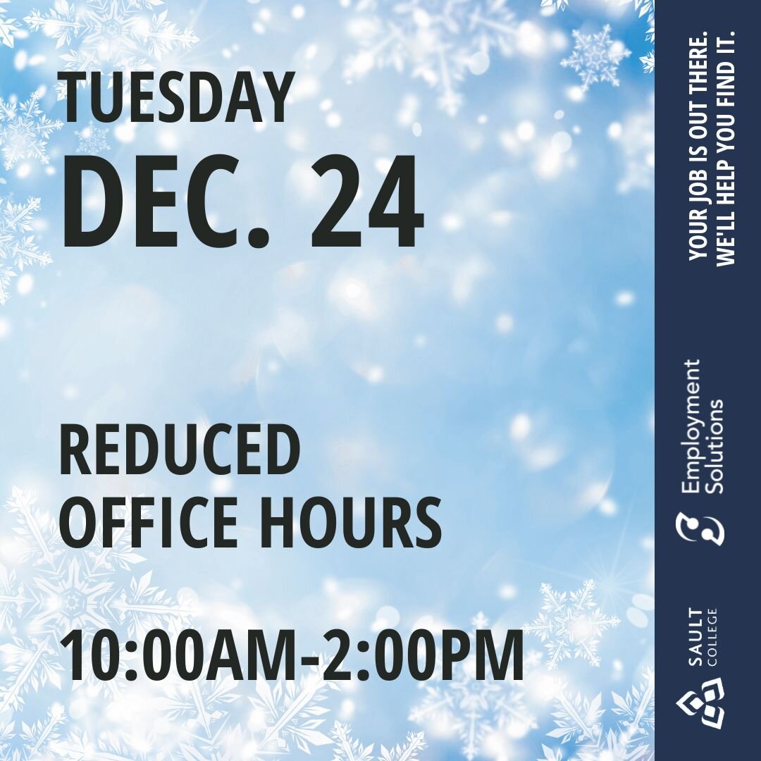 Reduced Office Hours