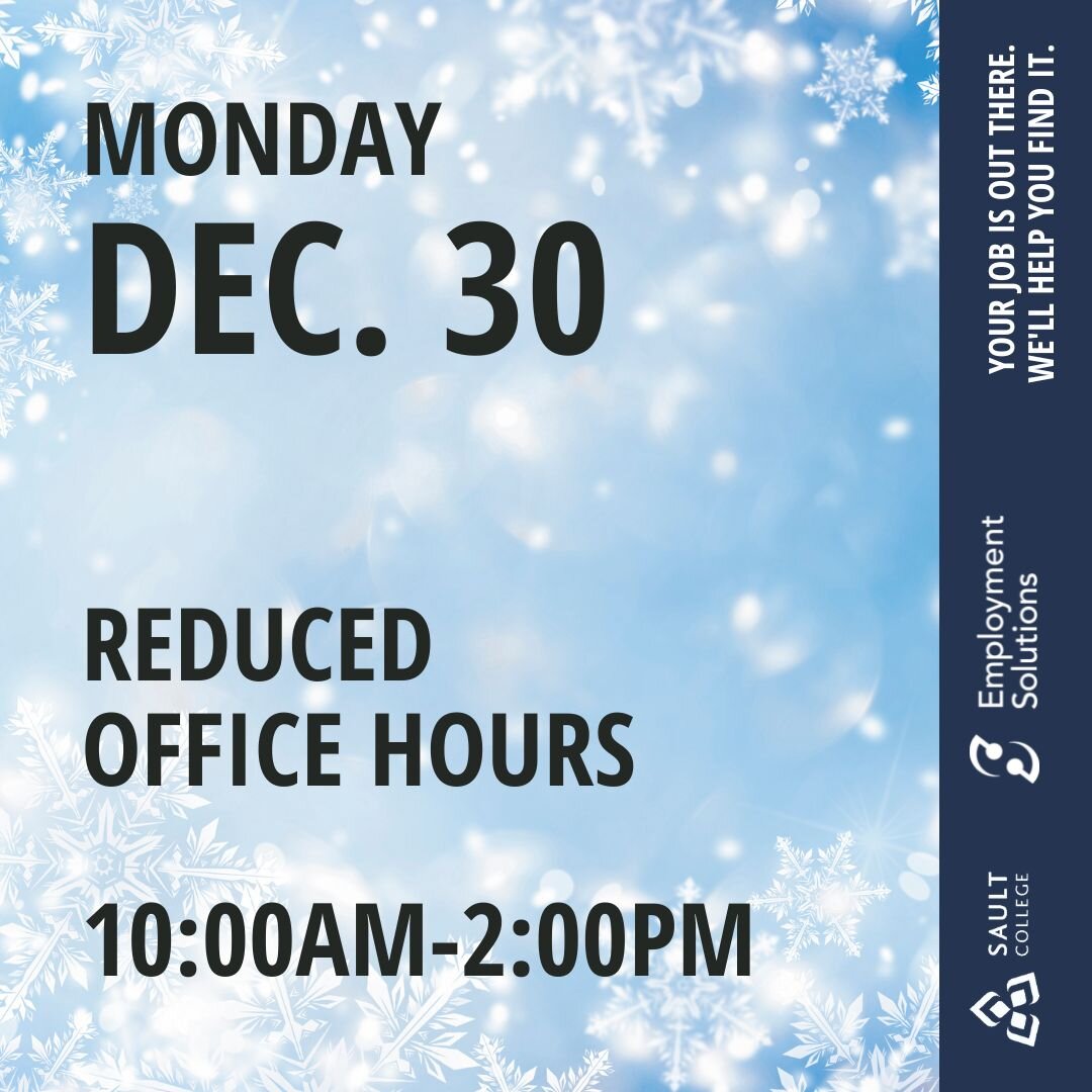 Reduced Office Hours