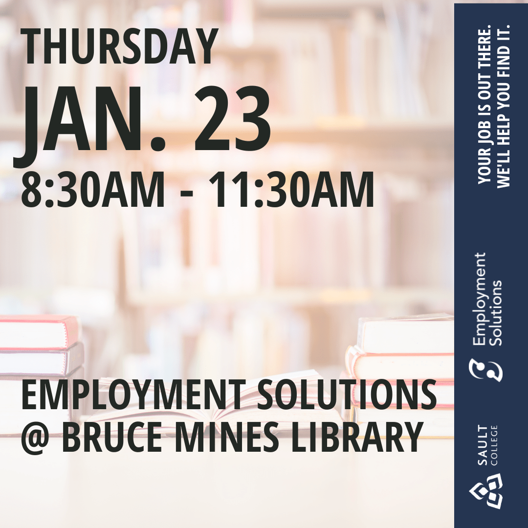 Employment Solutions @ The Bruce Mines Library