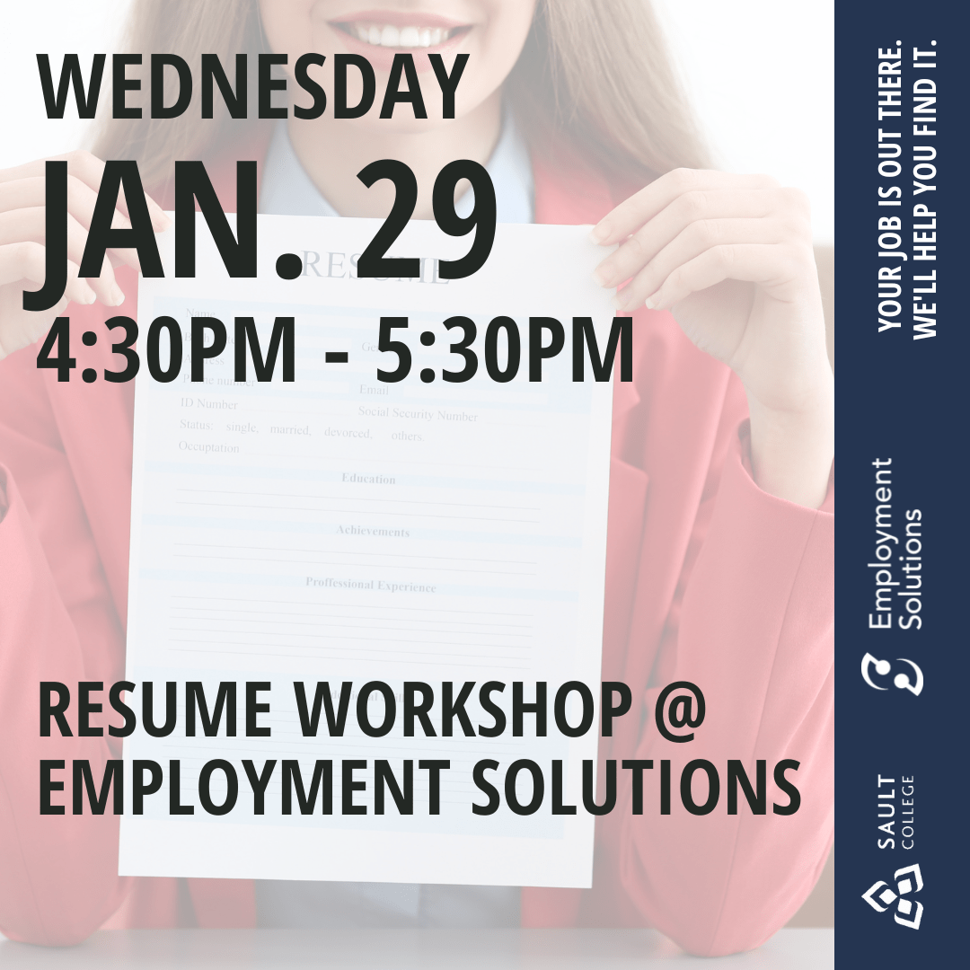 Resume Workshop @ Employment Solutions