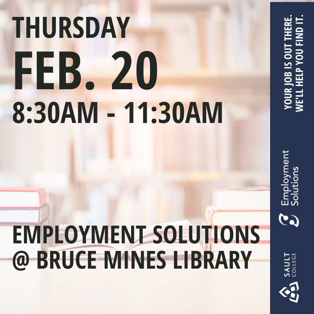 Employment Solutions @ The Bruce Mines Library