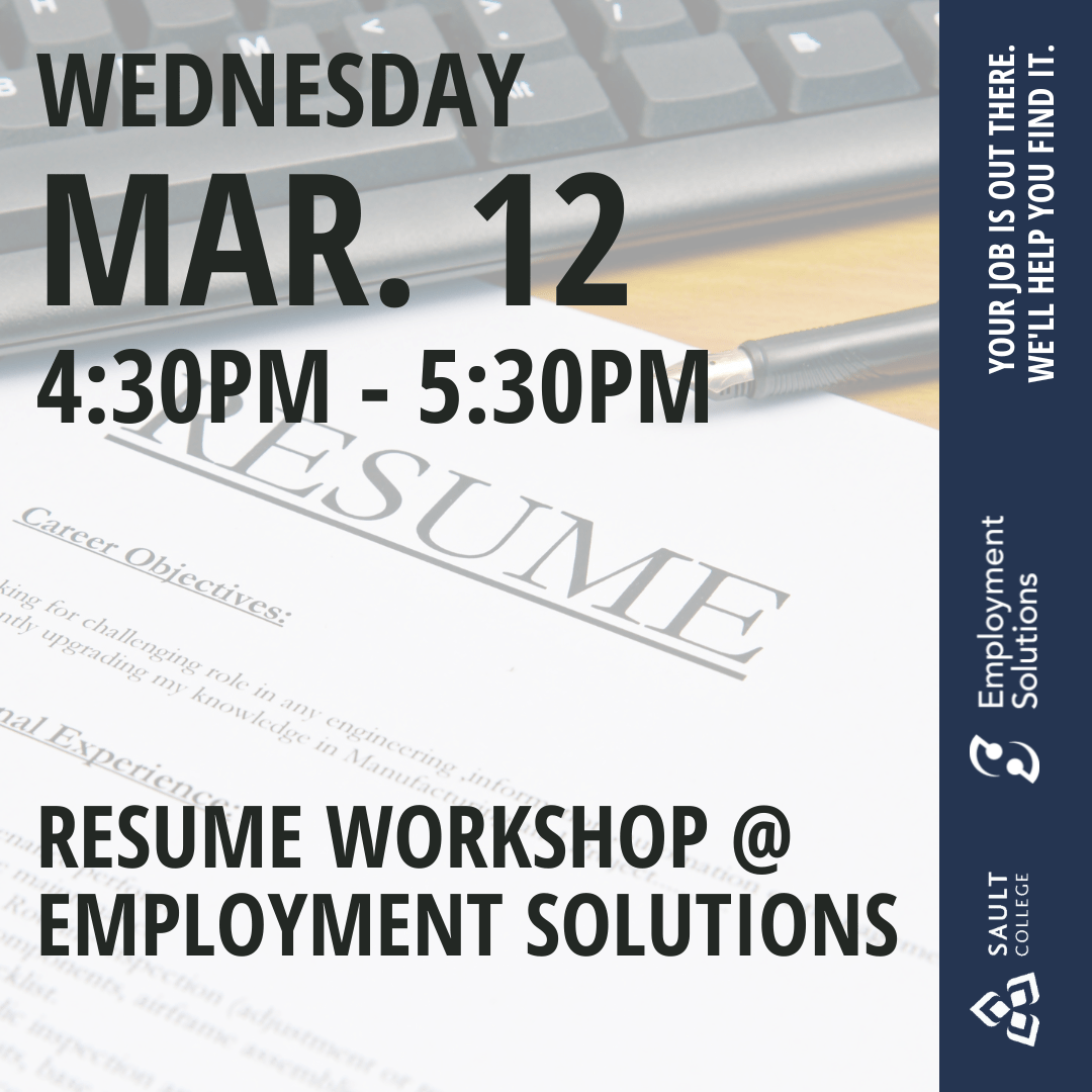 Resume Workshop @ Employment Solutions