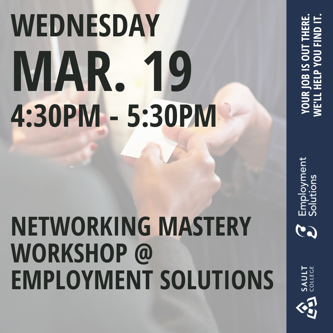 Network Mastery Workshop @ Employment Solutions