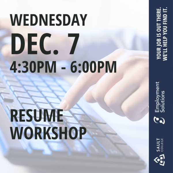 Resume Workshop - December 7