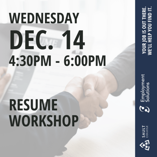 Resume Workshop - December 14