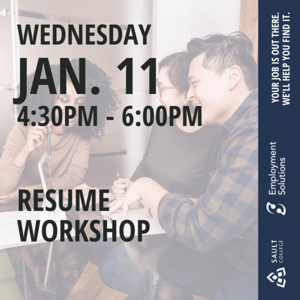 Resume Workshop - January 11