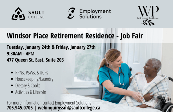 Windsor Place Retirement Residence - Job Fair - January 24