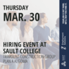 Hiring Event at Sault College