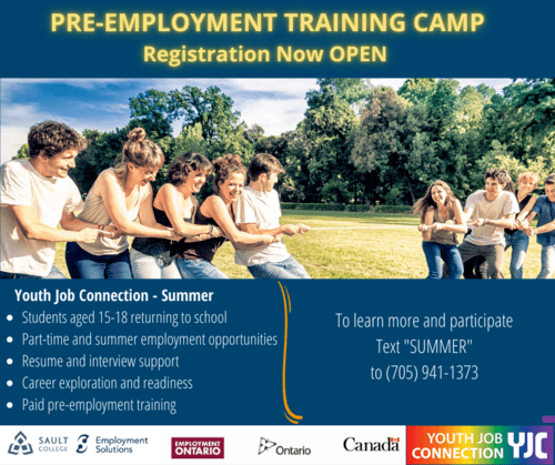 Youth Job Connection Summer - Sault Ste Marie, ON
