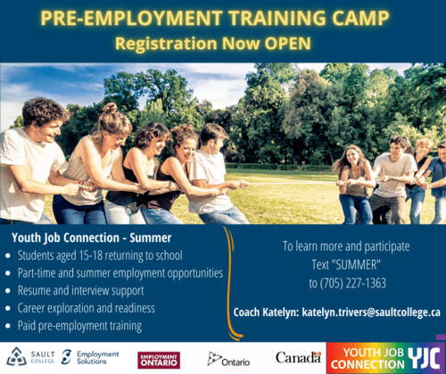 Youth Job Connection Summer - Blind River, ON